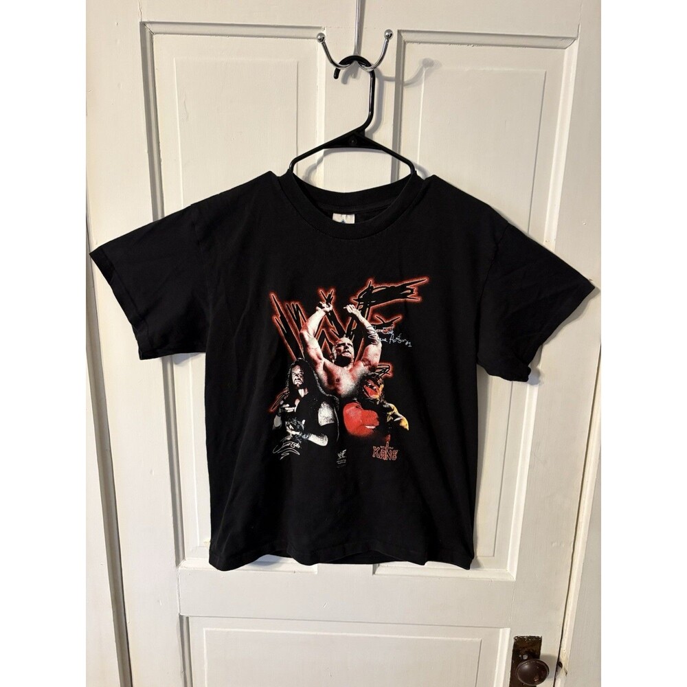 Vintage 90s WWF WWE Stone Cold-Undertaker-Kane Kids XL
